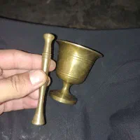 هاون مسی قشنگ قیمت ۷۰۰مقطوع|کلکسیون اشیاء عتیقه|سرپل ذهاب, |دیوار