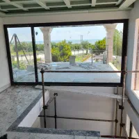 پنجره دوجداره شیشه دوجداره توری پلیسه