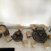 لوستر چوبی ۳عدد با هم