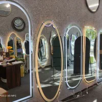 کد۹۹۸ آینه فلزی خودایستا سالن اآرایشگاهی|آینه|مشهد, سجاد شهر|دیوار