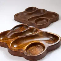 ست یلدایی و اردورخوری دست‌ساز طرح چوب|ظروف سرو و پذیرایی|تهران, صادقیه|دیوار