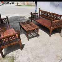 تخت سنتی ۶نفره با رنگ با میز