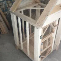 قفس چوبی|پرنده|آران و بیدگل, |دیوار