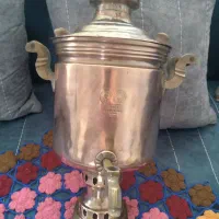 سماور قاجاری  جنس طلای ۱۴ عیار