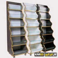 قفسه طبقاتی CNC آجیل دکور استند شلف جا تخمه سوپری