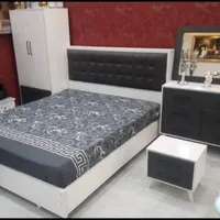 سرویس خواب تمام mdf مشکی/ فروشگاه تخت و تشک آرام|تخت و سرویس خواب|کرج, منظریه|دیوار