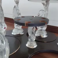 میز بزرگ مبلی همراه با 3تا عسلی|مبلمان خانگی و میز عسلی|خمینی‌شهر, |دیوار