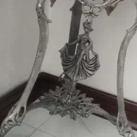 آیینه و شمعدان برنز