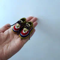 باشماق کفش چارق نعلین دکوری دست دوز
