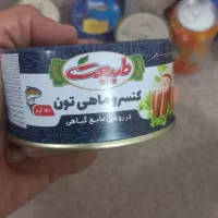 نوشابه قوطی و تن ماهی و کنسرو لوبیا