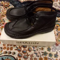 نیم بوت چرم مردانه