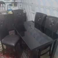 میز نهار خوری|میز و صندلی غذاخوری|جوین, |دیوار