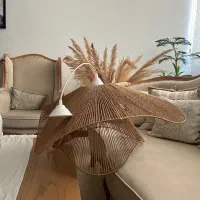 دیوارکوب لوستر بوهو مکرومه|لوستر و چراغ آویز|کرج, شهرک بنفشه|دیوار