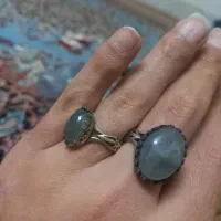 انگشتر عقیق ست مردانه و زنانه