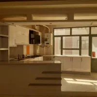 رهن آپارتمان دو خوابه ۸۵ متر با پارکینگ و آسانسور
