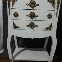 میز تلفن سه کشویی