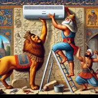 لوله کش. روی کار وتوی کارنصب ونصاب انواع کولرگازی
