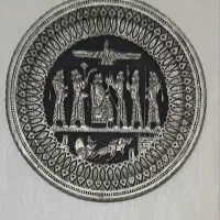 دیوار کوب مسی کار قلم سایز بزرگ‌