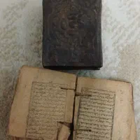 کتاب قدیمی میخی دوره عثمانی وقاجار ۶ سانت در ۵سانت