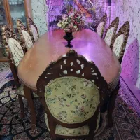 مبل سلطنتی و میز ناهار خوری