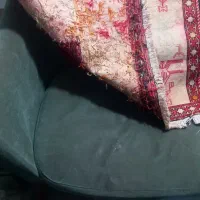 یک‌تابلو‌ فرش‌ ابریشم‌ قدیمی|گلیم، جاجیم، گبه|کرج, حصارک پایین|دیوار
