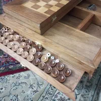 تخت نرد و میز مزه|مبلمان خانگی و میز عسلی|همدان, |دیوار