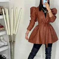 پالتو چرم عروسکی  تا سایز۴۴