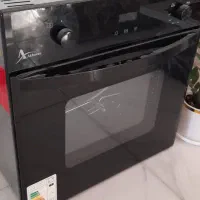 فر توکار با کار کرد گاز و برق نمای فر شیشه مشکی|اجاق گاز و لوازم برقی پختوپز|باقرشهر, |دیوار