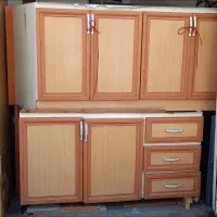 کابینت گالوانیزه فلزی با درب ام دی اف