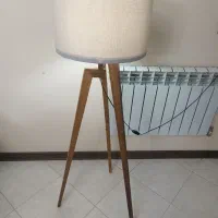 آباژور پایه چوبی