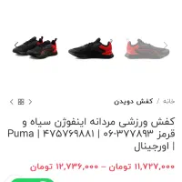 کتونی مردانه پوما سایز ۴۴|کیف، کفش، کمربند|تهران, تهرانسر مرکزی|دیوار