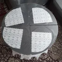 مبل نه نفره همراه با کاور وچهارتاعسلی ومیز|مبلمان خانگی و میز عسلی|دلیجان, |دیوار