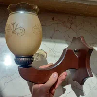 چراغ دیواری چوبی