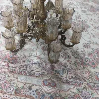 لوستر برنز ۶ شاخه|لوستر و چراغ آویز|بروجرد, |دیوار