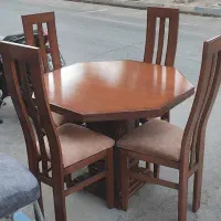 میز غذاخوری ۴ نفره|میز و صندلی غذاخوری|خمین, |دیوار