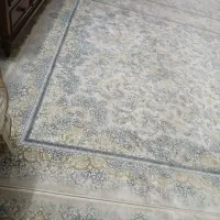 فرش ۹متری طوسی ۷۰۰ شانه ۳ عدد کاملا نو