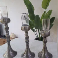 شمعدان سه تیکه پیوتر