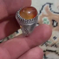 انگشتر نقره عقیق آبدار