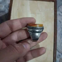 انگشتر سنگ کار دست رکاب درشت