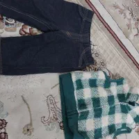 شلوار جین و جلیقه مناسب ۶ ماه خارجی کارترز|کفش و لباس بچه|تهران, استقلال|دیوار