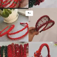 تلسر یلدایی وتاج  نیم ست مرواریدی قابل سفارش