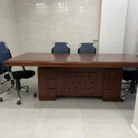 میز کنفراس کلاسیک چوبی