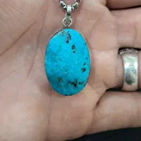 گردنی فیروزه تسبیح شامقصود،سنگ شجر، حدید هفت جلاله