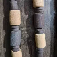 پرده تسبیح چوبی