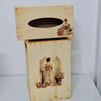 ست سطل و جعبه دستمال کاغذی