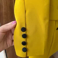 کت خردلی رنگ برای ۳۸ تا ۴۲|لباس|قزوین, |دیوار