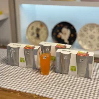 لیوان شیشهای دو عددی لیمون