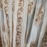 پرده مجلسی تمیز و سالم بدون آستر|پرده، رانر، رومیزی|خرم‌آباد, |دیوار