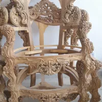 مبل سلطنتی تمام چوب