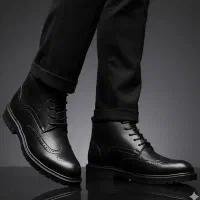 نیم بوت مردانه COCOمشکی مدلSalivan|کیف، کفش، کمربند|کاشان, فین بزرگ|دیوار